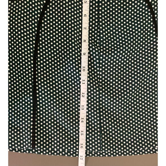 NWOT C/MEO Collective a-line cross front polka dot mini skirt - Picture 11 of 11